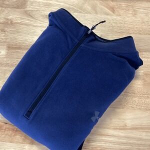 EUC Mens Under Armour Big & Tall 1/4 Zip Fleece‎ Jacket- 3XLT